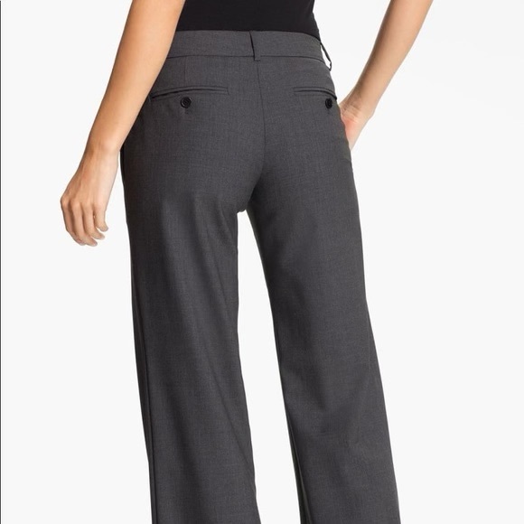 Theory Emery Tailor Trousers in Gray - Picture 2 of 7